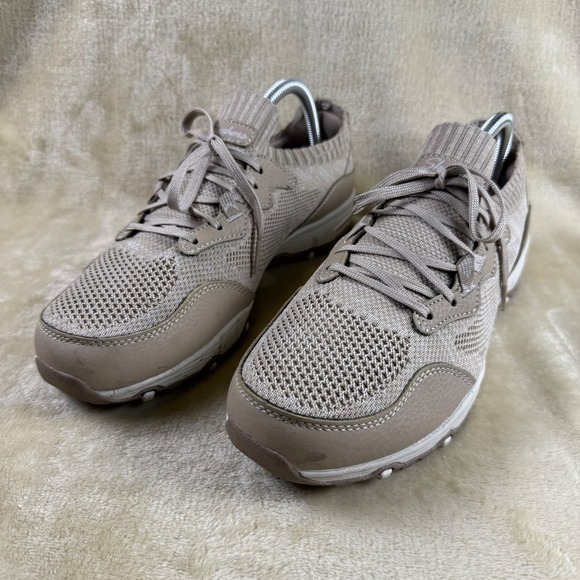 Skechers Air Cooled Memory Foam  158423 Seager Hiker Shoes Women's 9.5 Beige - Picture 1 of 7